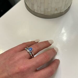 Love Blue stretchable Ring